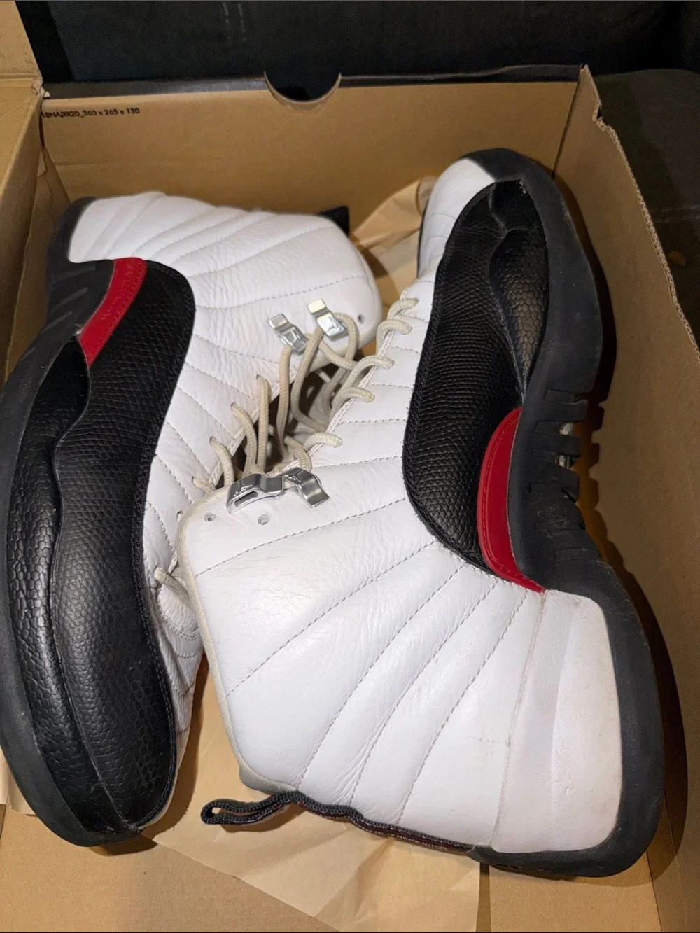Jordan Air Jordan 12 Retro - White / Red / Black